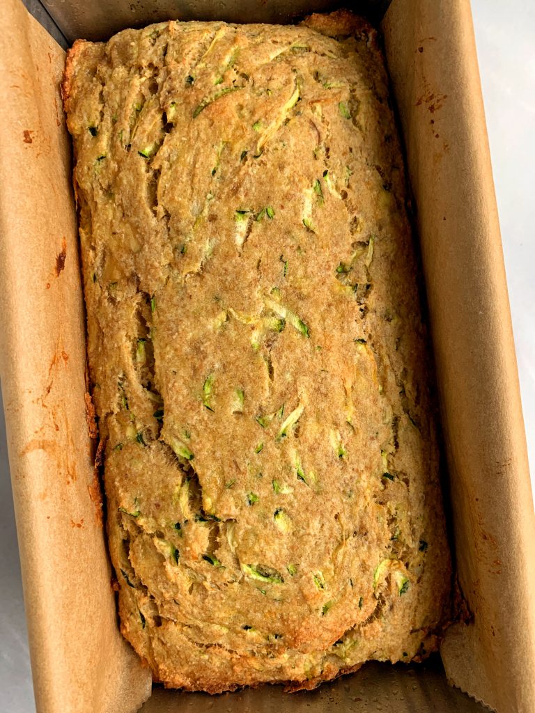 The Best Paleo Banana Zucchini Bread made with almond flour, ground flaxseed and all gluten-free and dairy-free ingredients. No added sugar and sweetened with just banana.