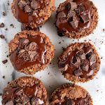 paleo vegan chocolate zucchini muffins