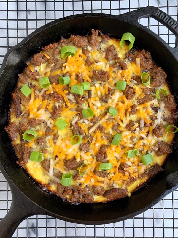 Gluten-free Breakfast Sausage and Egg Casserole - rachLmansfield