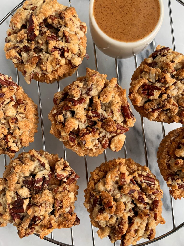 Paleo Apple Cinnamon Crumb Muffins made with all vegan, gluten-free and dairy-free ingredients. No added sugars in the muffins and they are such a delicious and perfectly moist (yes I said it) fall-ish muffin recipe!