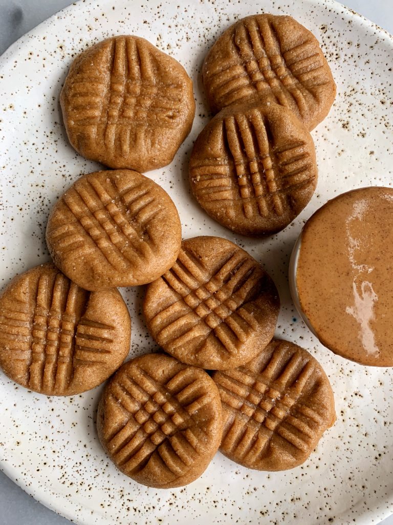 These easiest 3-ingredient No Bake Peanut Butter Cookies are the ultimate quick and easy dessert that don't require the oven and they are gluten-free, dairy-free and grain-free.