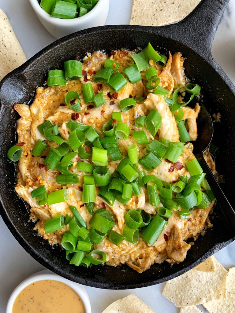 The Best Healthy Buffalo Chicken Dip made with all Whole30-friendly ingredients. A quick and easy appetizer to make for any occasion and it is gluten-free, dairy-free and truly so delicious.