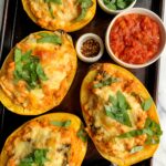 These Paleo Spaghetti Squash Lasagna Boats are a family favorite! A delicious, healthy and easy meal to make using spaghetti squash with a lasagna twist.