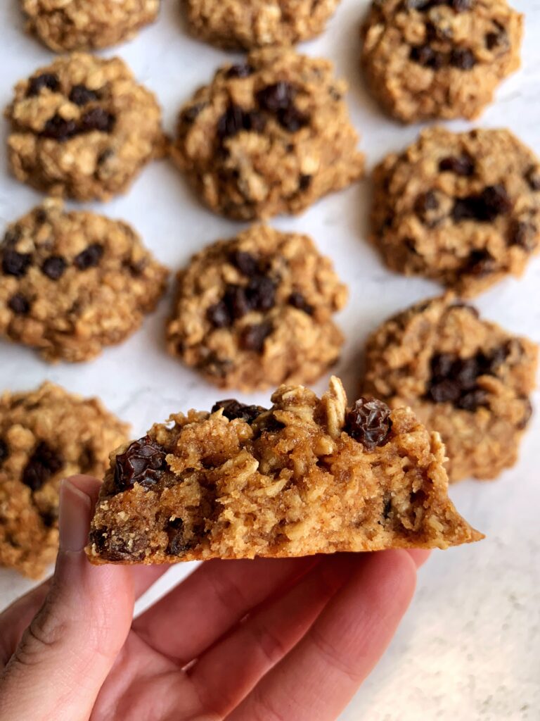 The Ultimate Vegan Oatmeal Raisin Cookies made with all gluten-free ingredients. These are the ultimate thick and chewy oatmeal cookie recipe that is made with all healthier ingredients. 