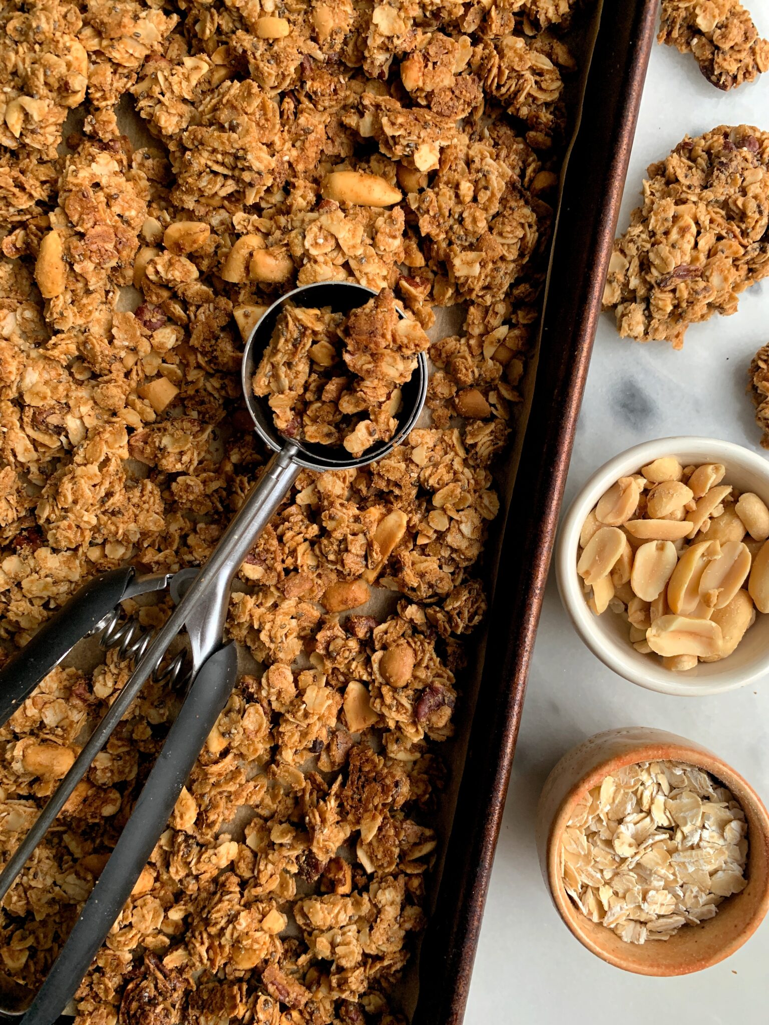 Addicting Glutenfree Cinnamon Peanut Butter Granola rachLmansfield