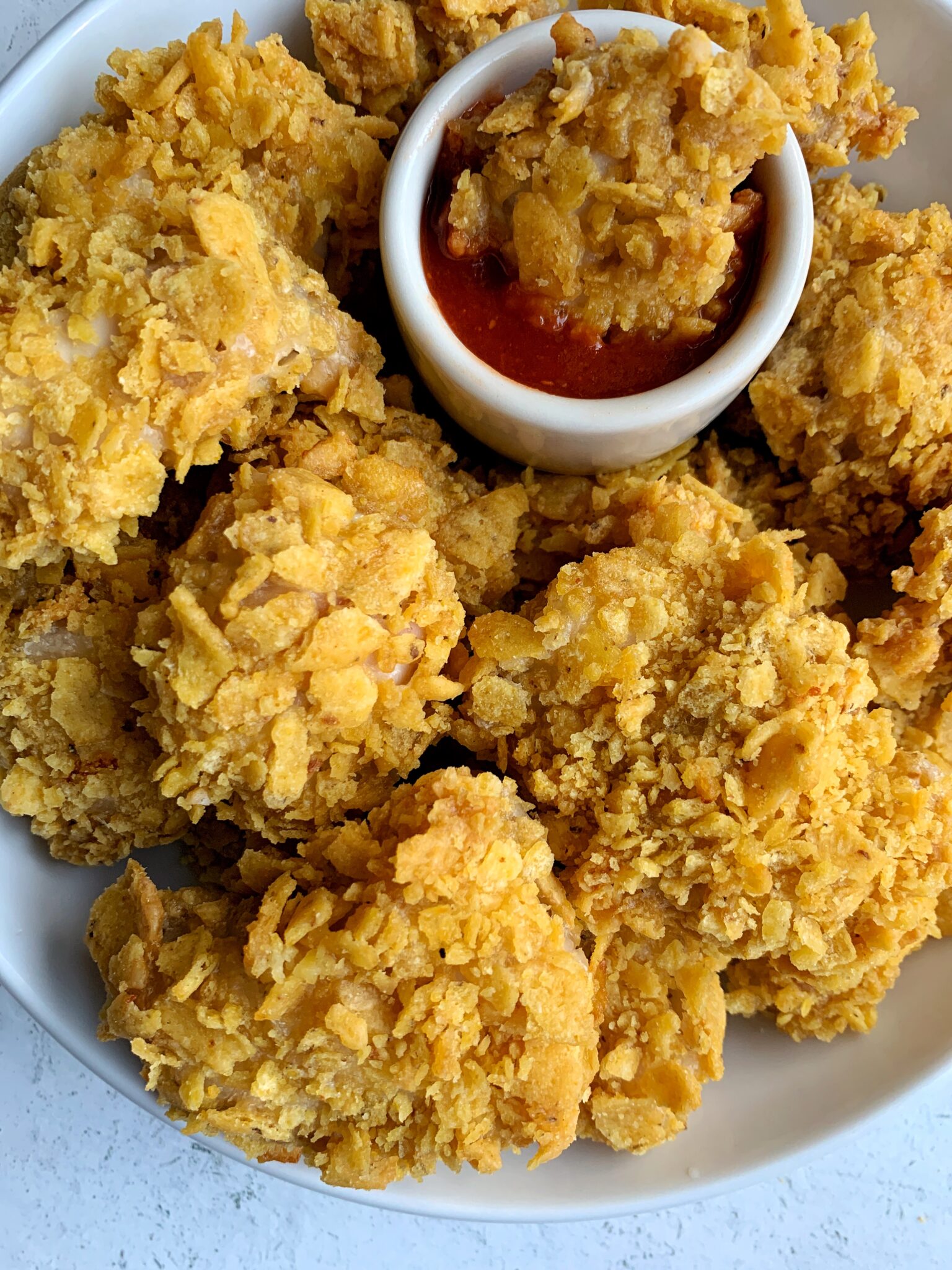 Extra Crispy Glutenfree Popcorn Chicken (ovenbaked) rachLmansfield