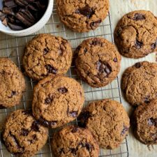 The Best Healthy Crunchy Chocolate Chip Cookies-image