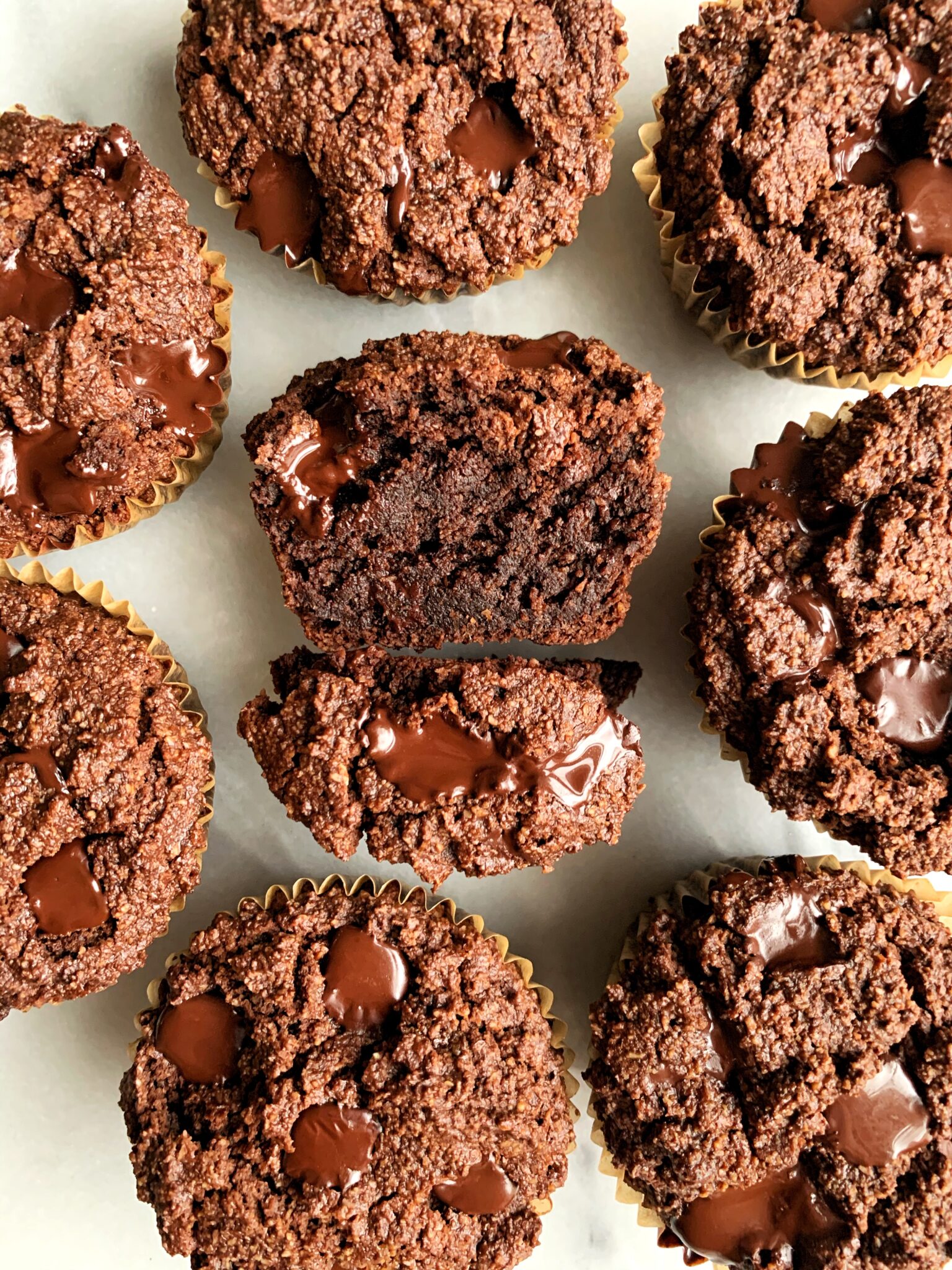 Paleo Double Chocolate Chip Muffins (vegan) rachLmansfield