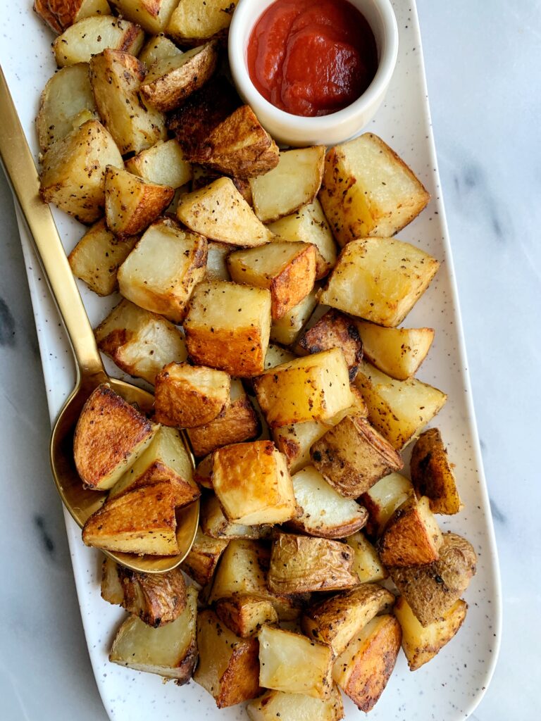 The Best Ever Healthy Breakfast Potatoes! These are the ultimate crispy potatoes to make and they are Whole30, paleo and vegan too with the best ever crisp on top.