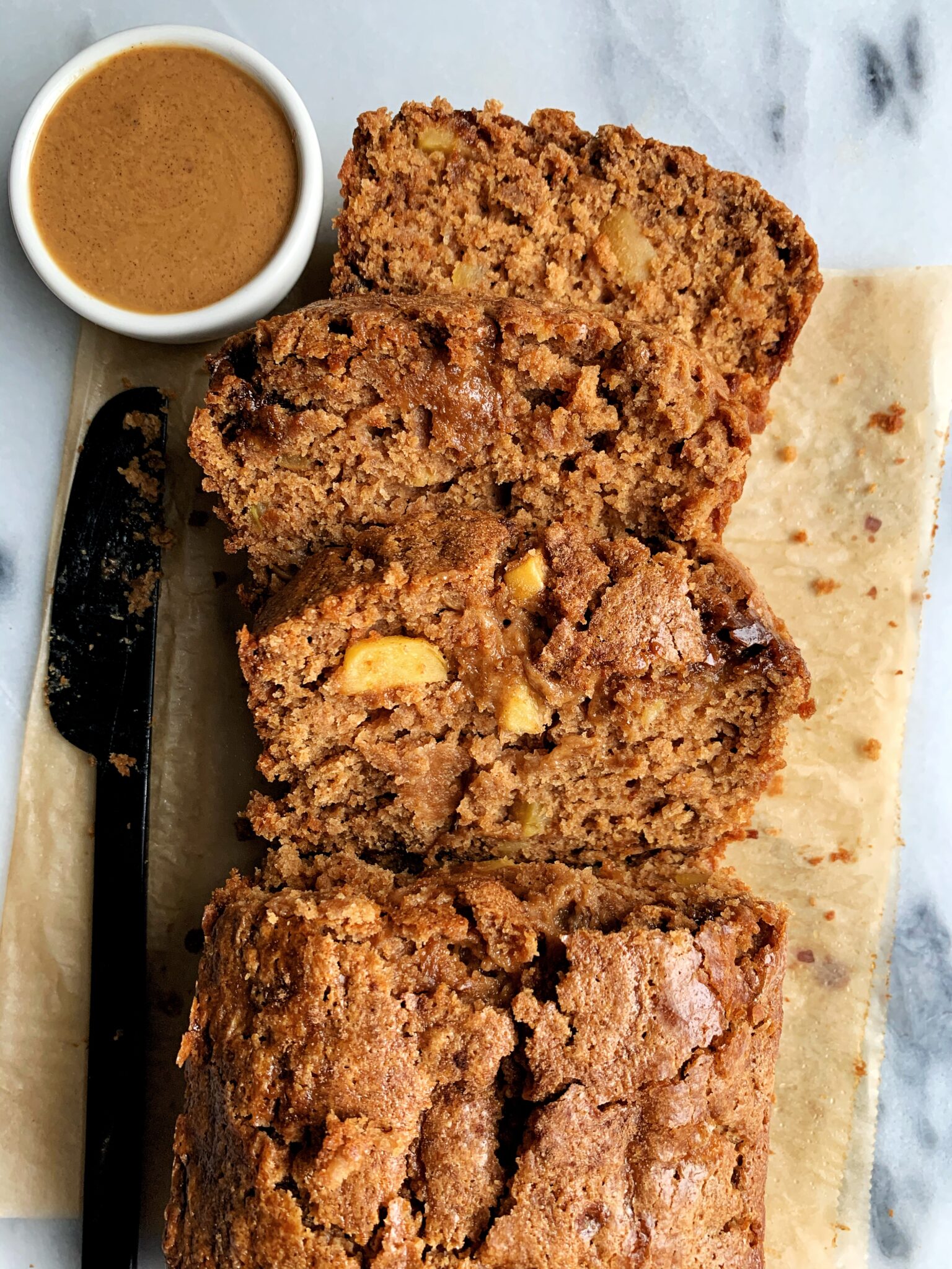 The Best Healthy Apple Bread Ever (vegan + gluten-free) - rachLmansfield