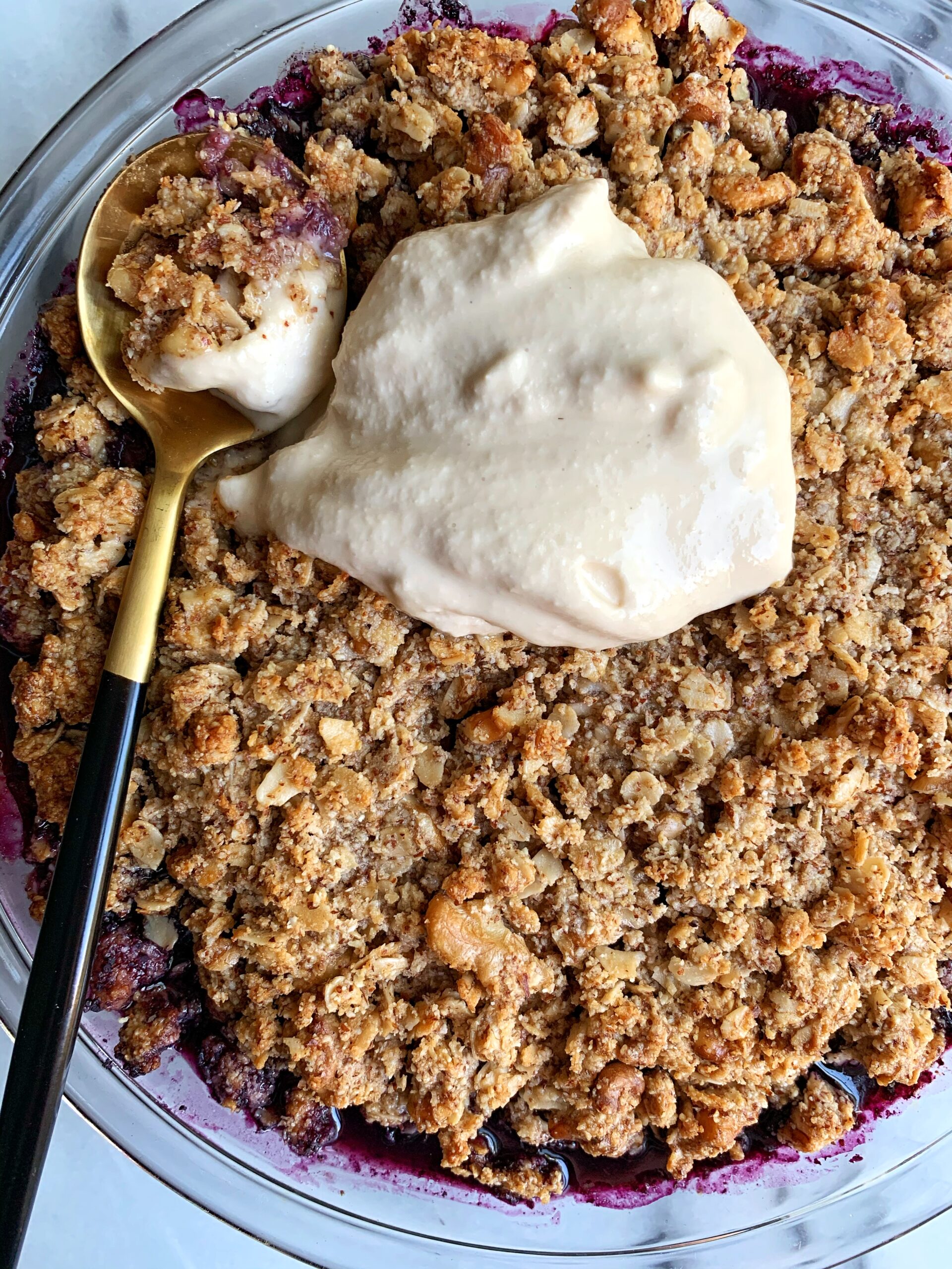 The *Best* Healthy Berry Cobbler Recipe! (vegan + gluten-free)