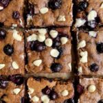 These Gluten-free Blueberry White Chocolate Chip Blondies are an easy and delicious and extra fudgey EPIC blondie recipe to make! Plus they are vegan, nut-free and ready in 25 minutes.