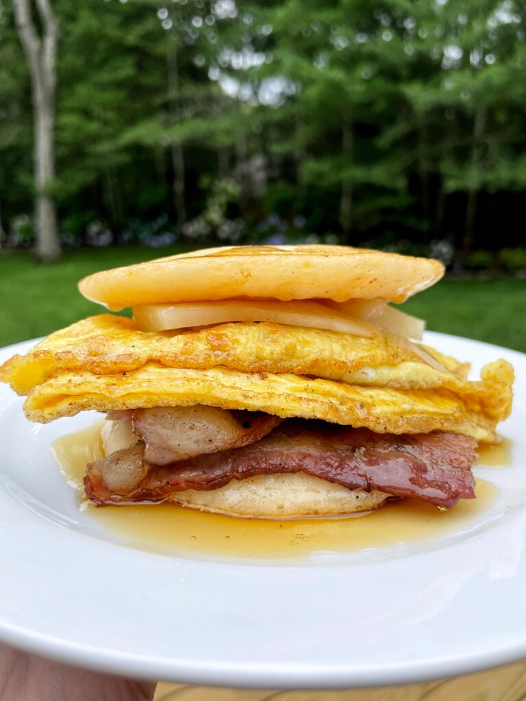 Let's make a healthier copycat McDonald's McGriddle everybody. So simple and easy to make plus our version is gluten-free and a game changer for all my breakfast sandwich loving friends.