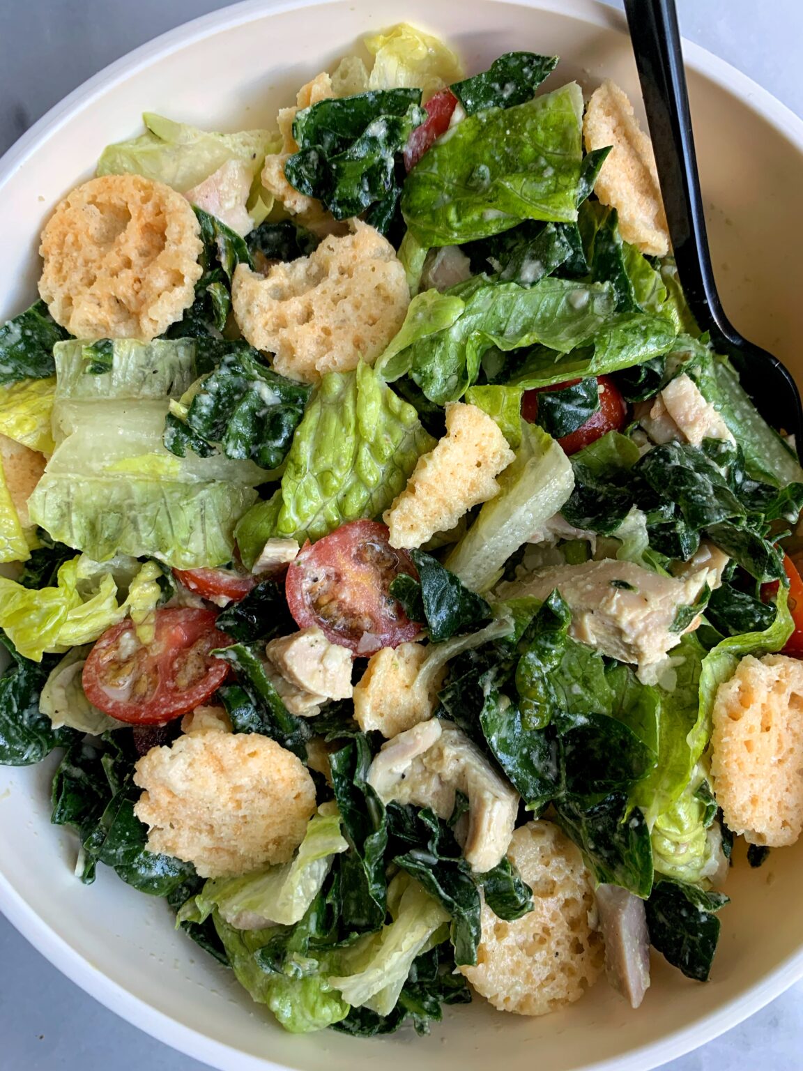 Copycat Sweetgreen Kale Caesar Salad - rachLmansfield