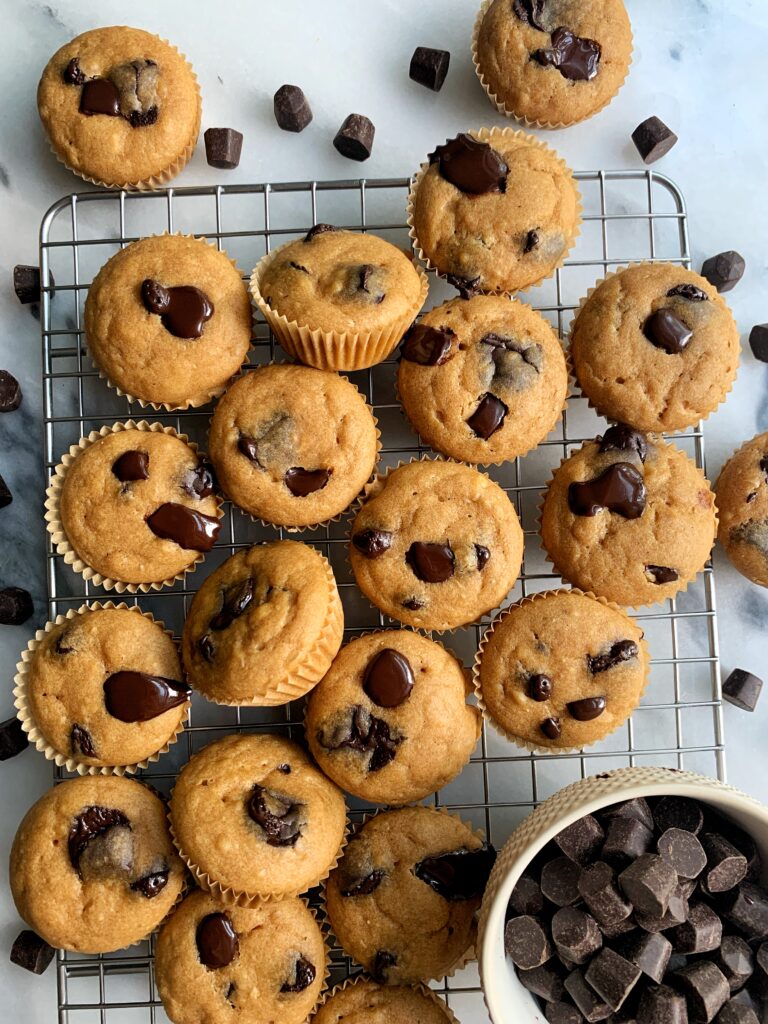 These Copycat Little Bites Chocolate Chip Muffins are out of this world. Such an easy and delicious gluten-free mini muffin recipe to make!