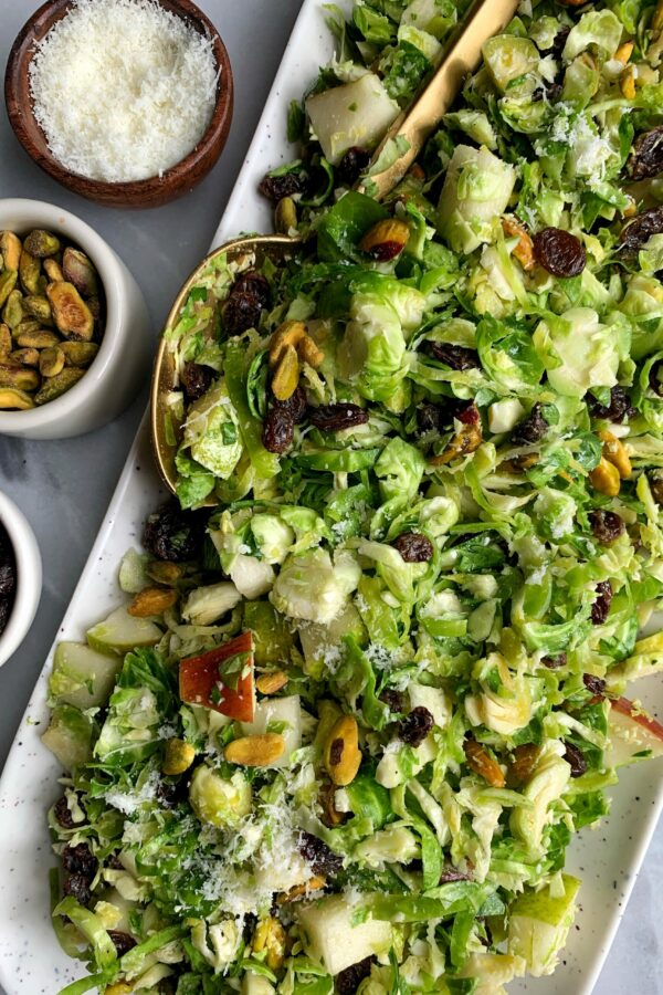 Crowd Pleaser Brussels Sprout Slaw!