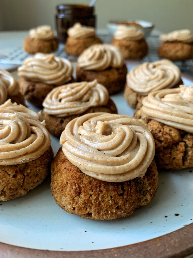 Copycat Crumbl Churro Cookies made with paleo + vegan ingredients. These are easy to make and home and a healthier version than the cult favorite Crumbl cookie.