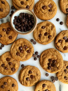 We made gluten-free Copycat Entenmann's Chocolate Chip Cookies and WOW they are good! Easy to make and only a few ingredients are needed.