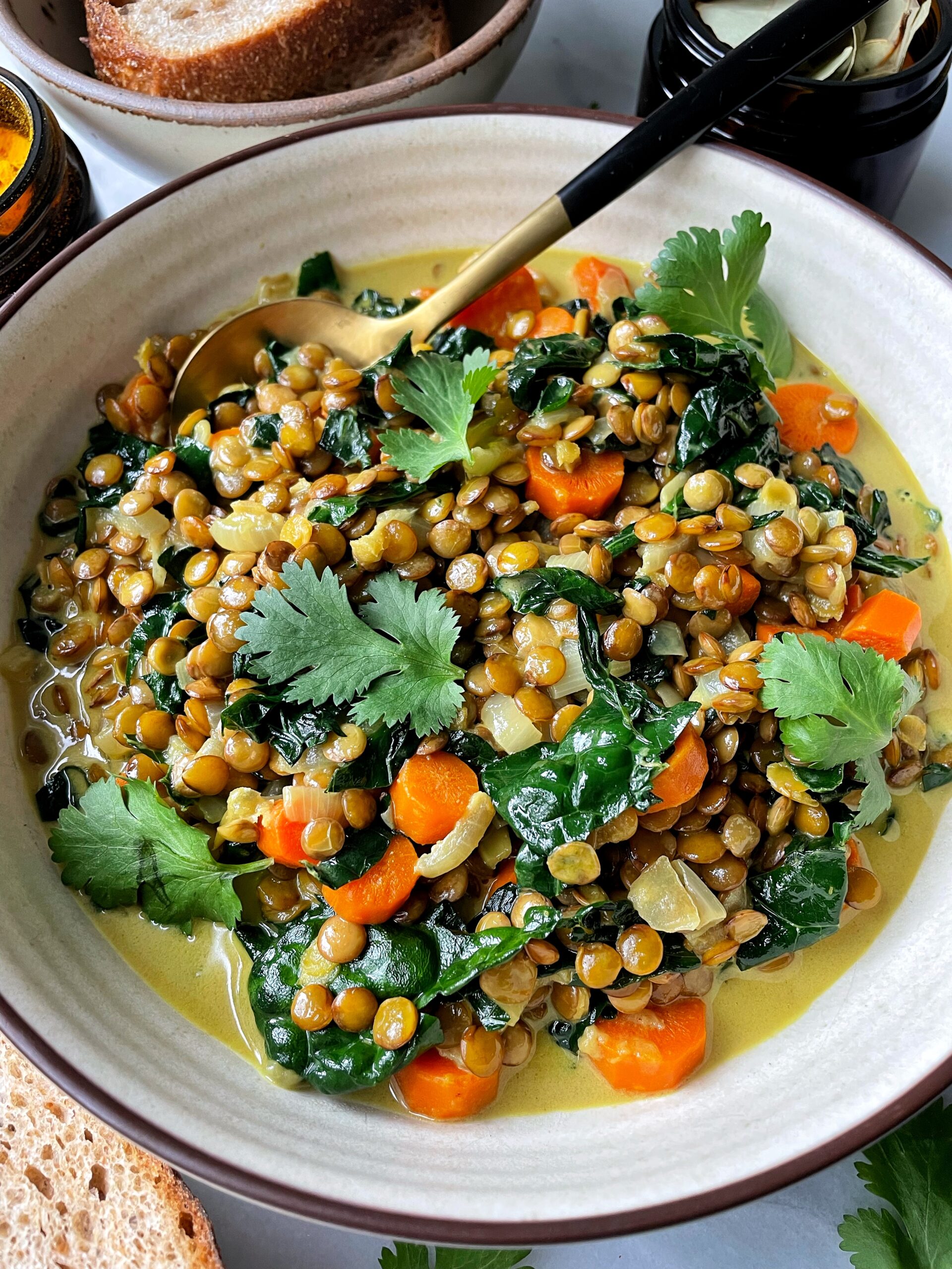 Vegan green hot sale lentil curry