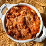 OMG this Lasagna Dip and baked Noodle Chips are out of this world good!! One of my favorite snacks/appetizers to make and it is gluten-free and easy to make.