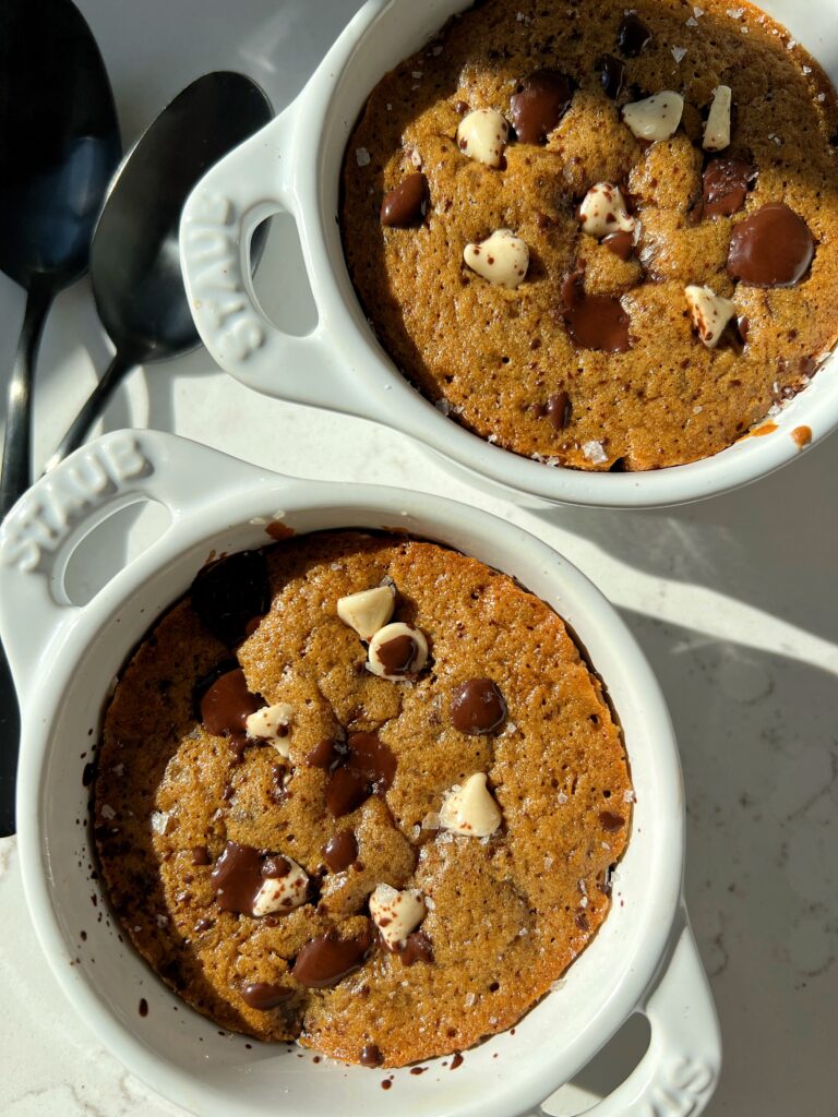 Gluten-free Deep Dish Chocolate Cookie Skillet for Two