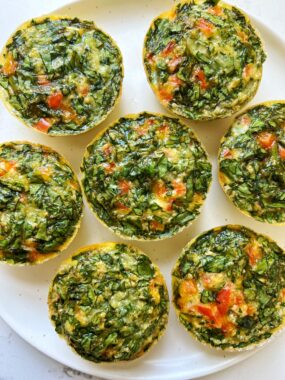 These easy and healthy Egg Cups are a staple in our home. Great to keep on hand and as a grab and go high protein snack for adults and kids.