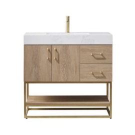 Powder room vanity