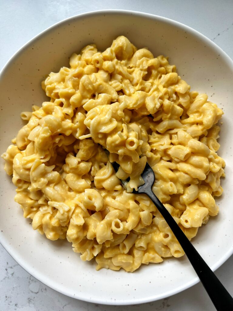 This vegan Butternut Squash Macaroni and Cheese is our go-to creamy "cheesy" pasta sauce recipe. Great meal idea for kids and adults and it is ready in under 30 minutes.