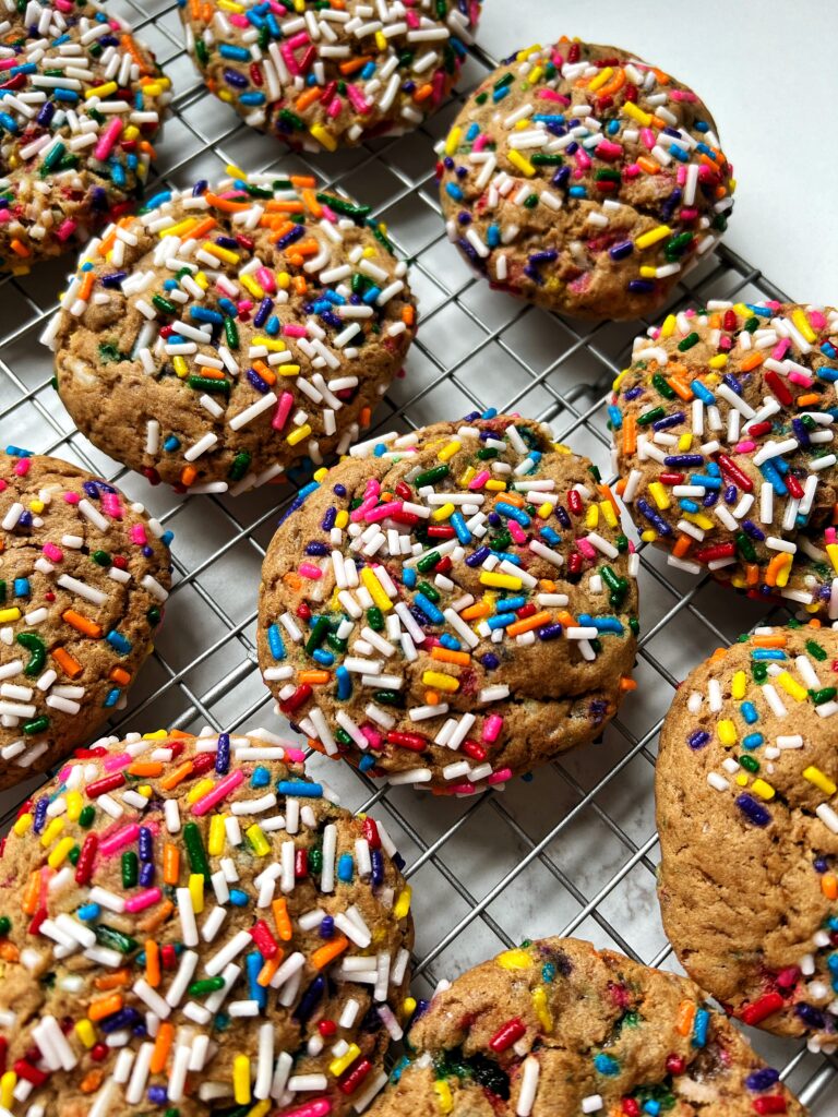 The Best Sprinkle Sugar Cookies made with all gluten-free, nut-free and egg-free ingredients! These are my go-to funfetti sprinkle cookie that are soft-baked and absolutely delicious.