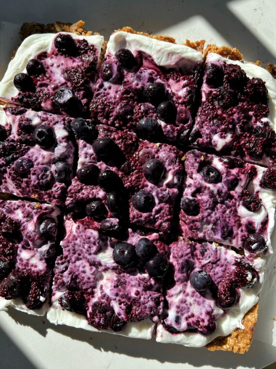 Easy Breakfast Berry Yogurt Bake rachLmansfield