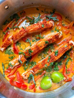 salmon coconut curry