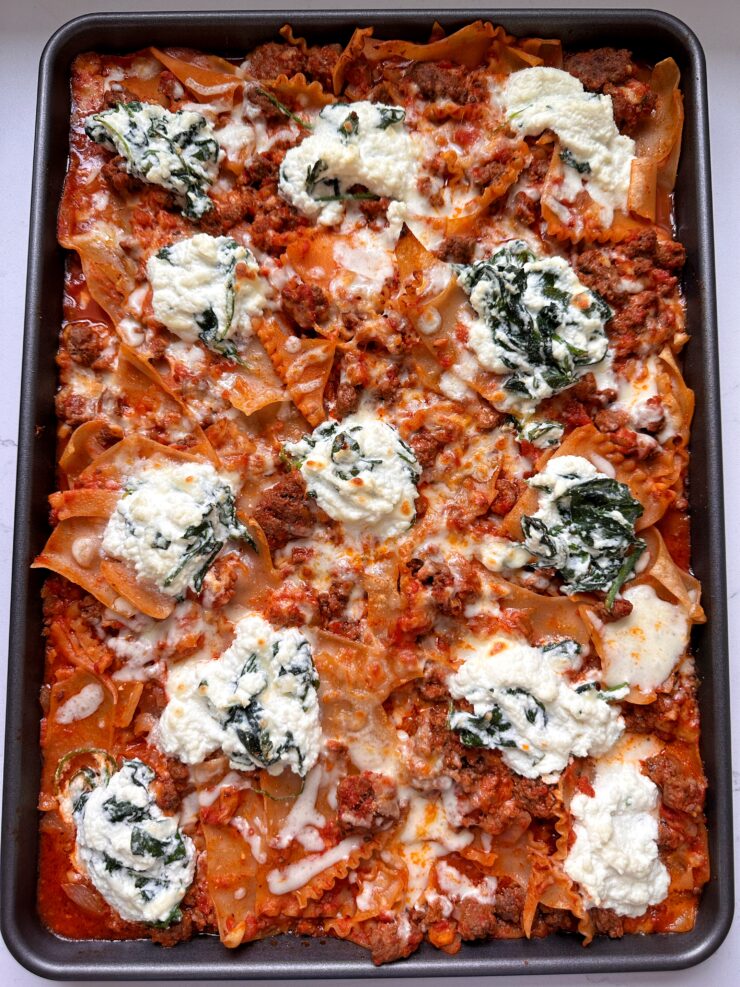 sheet pan lasagna 