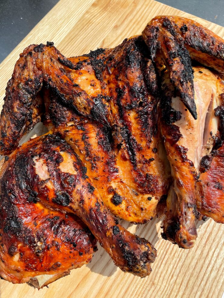 grilled whole chicken