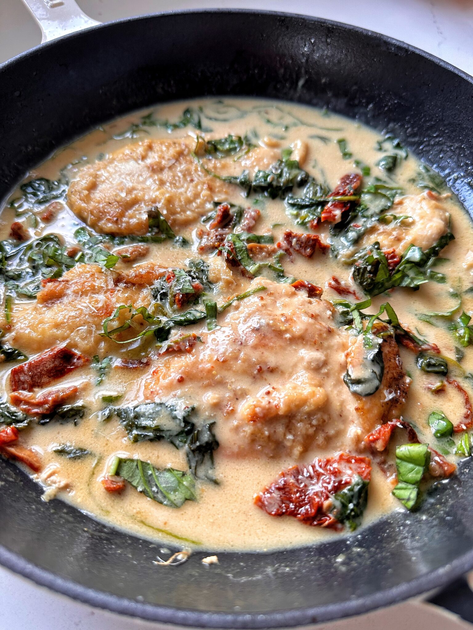 20 Minute Creamy Tuscan Chicken RachLmansfield   IMG 2346 1536x2048 