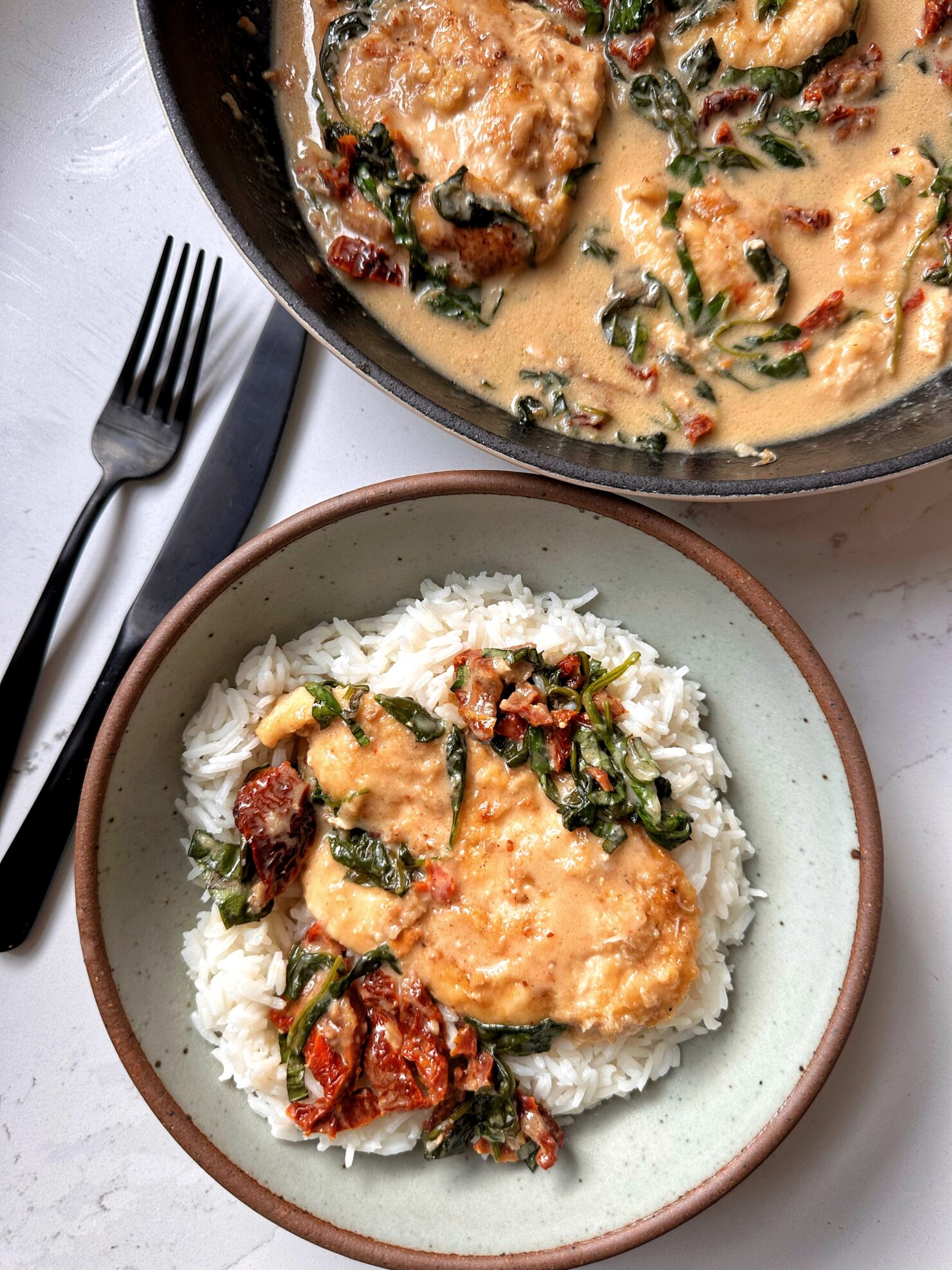 20 Minute Creamy Tuscan Chicken RachLmansfield   IMG 2359 1480x1973 