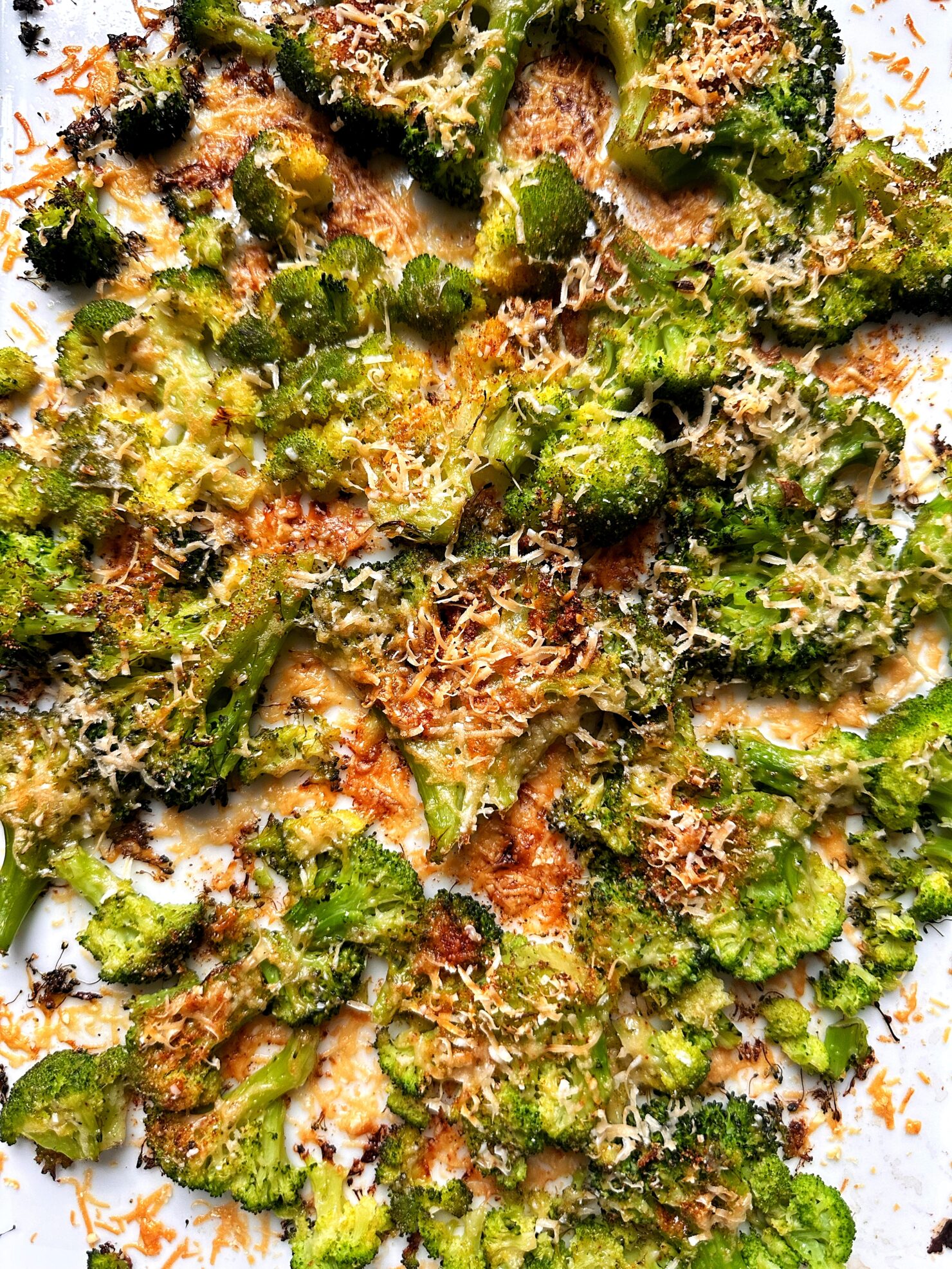 Crispy Smashed Parmesan Broccoli - rachLmansfield