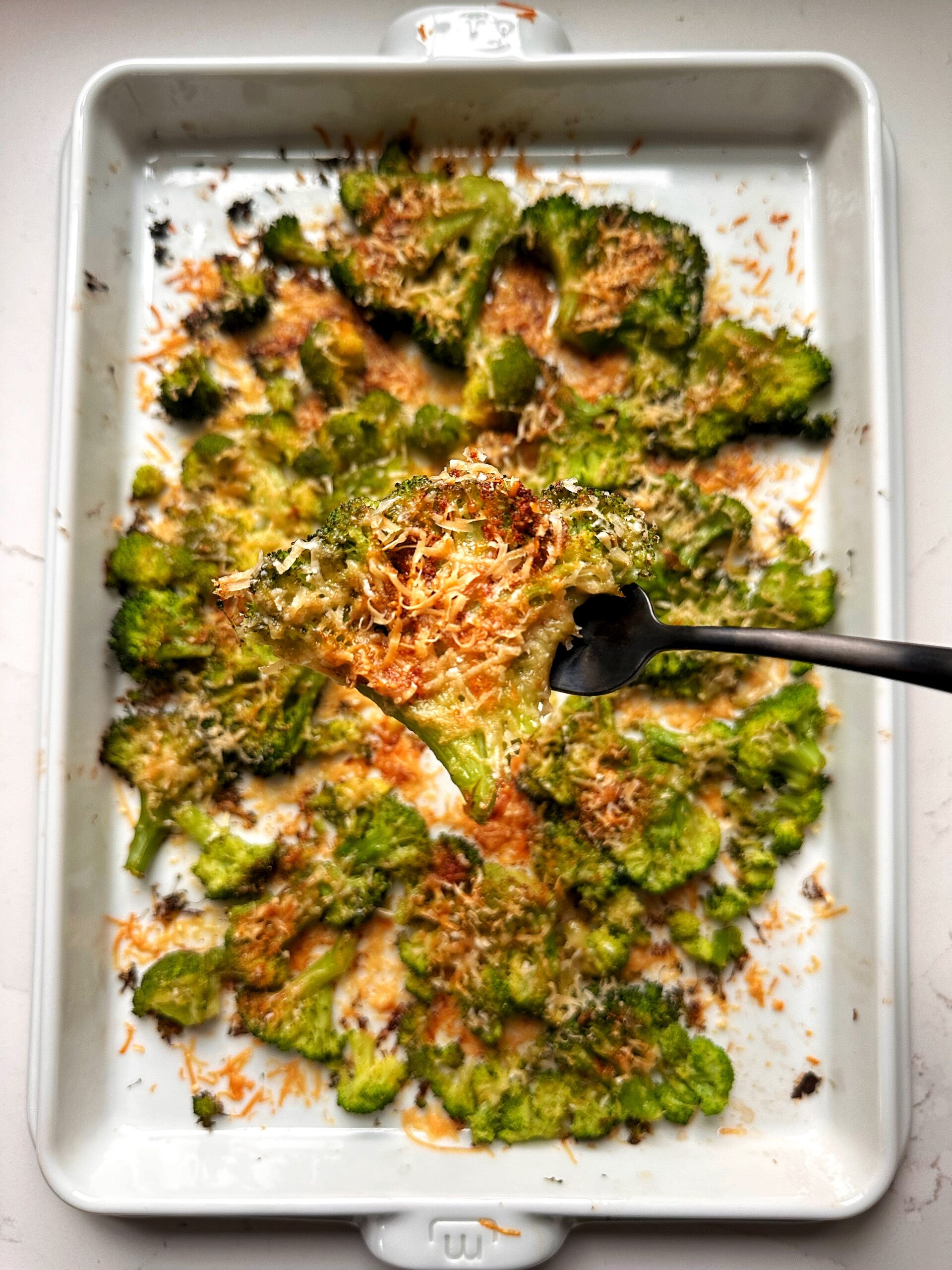 Crispy Smashed Parmesan Broccoli Rachlmansfield