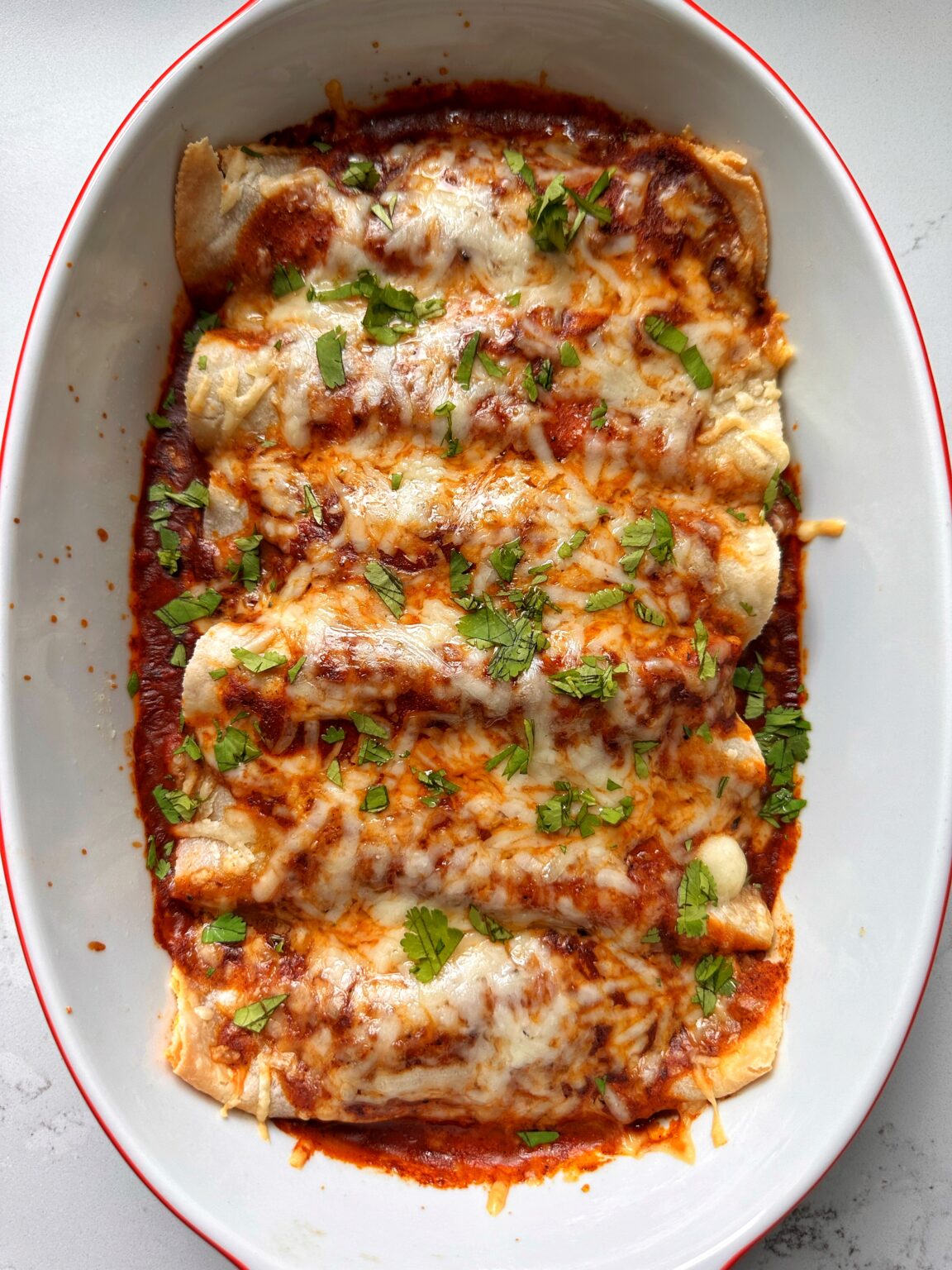 EASY Gluten-free Chicken Enchilada Recipe - rachLmansfield