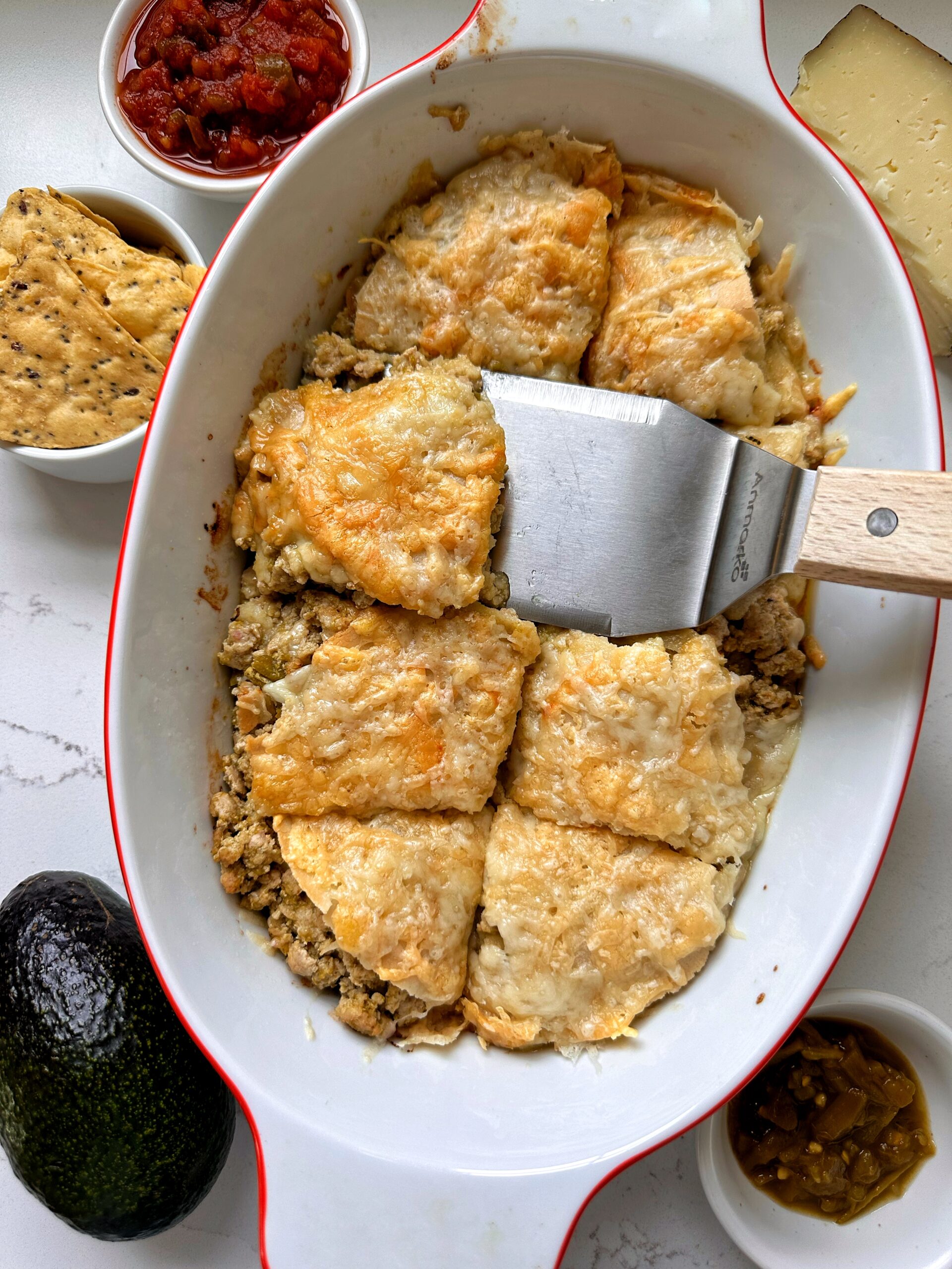 Easy Taco Lasagna (gluten-free)