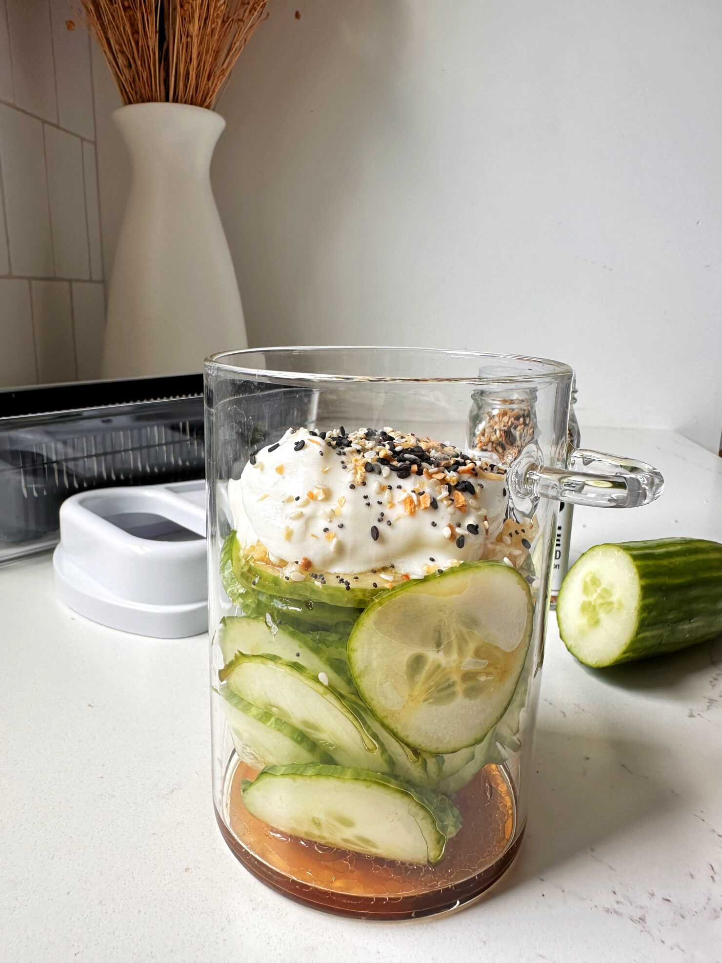 The Viral Cucumber Salad - rachLmansfield