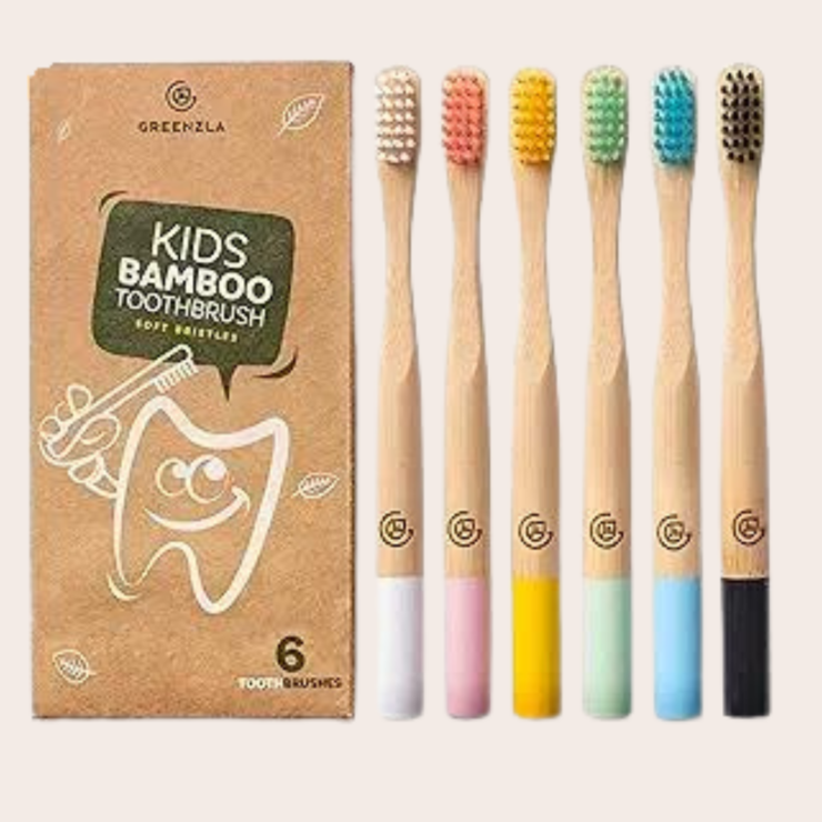 Kids Bamboo Toothbrushes