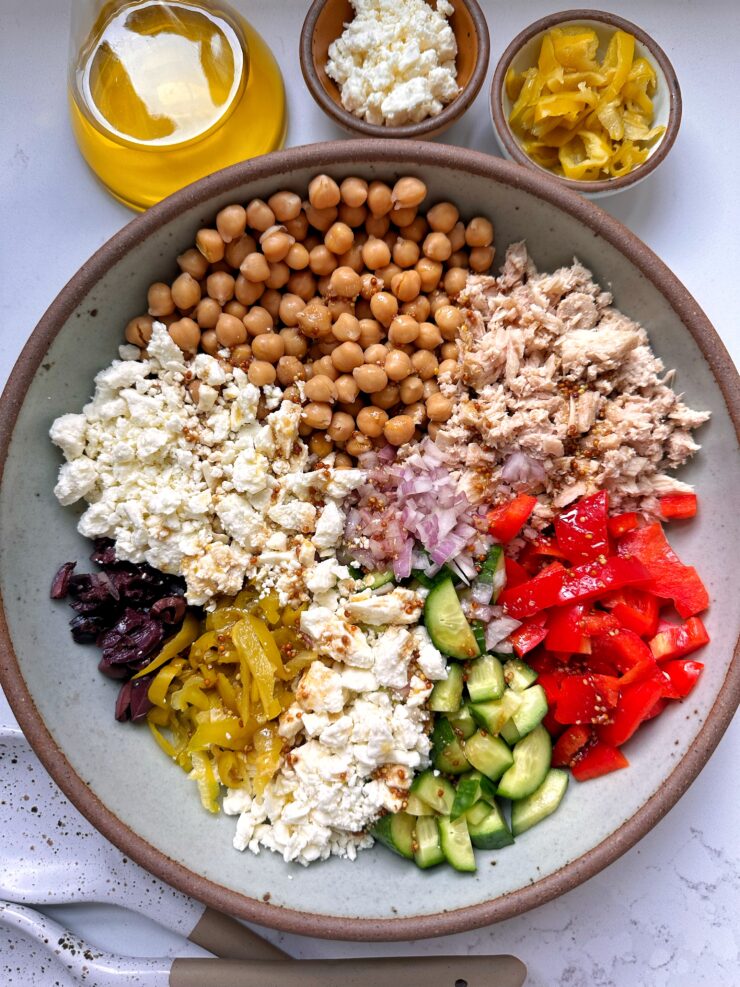 chickpea tuna salad