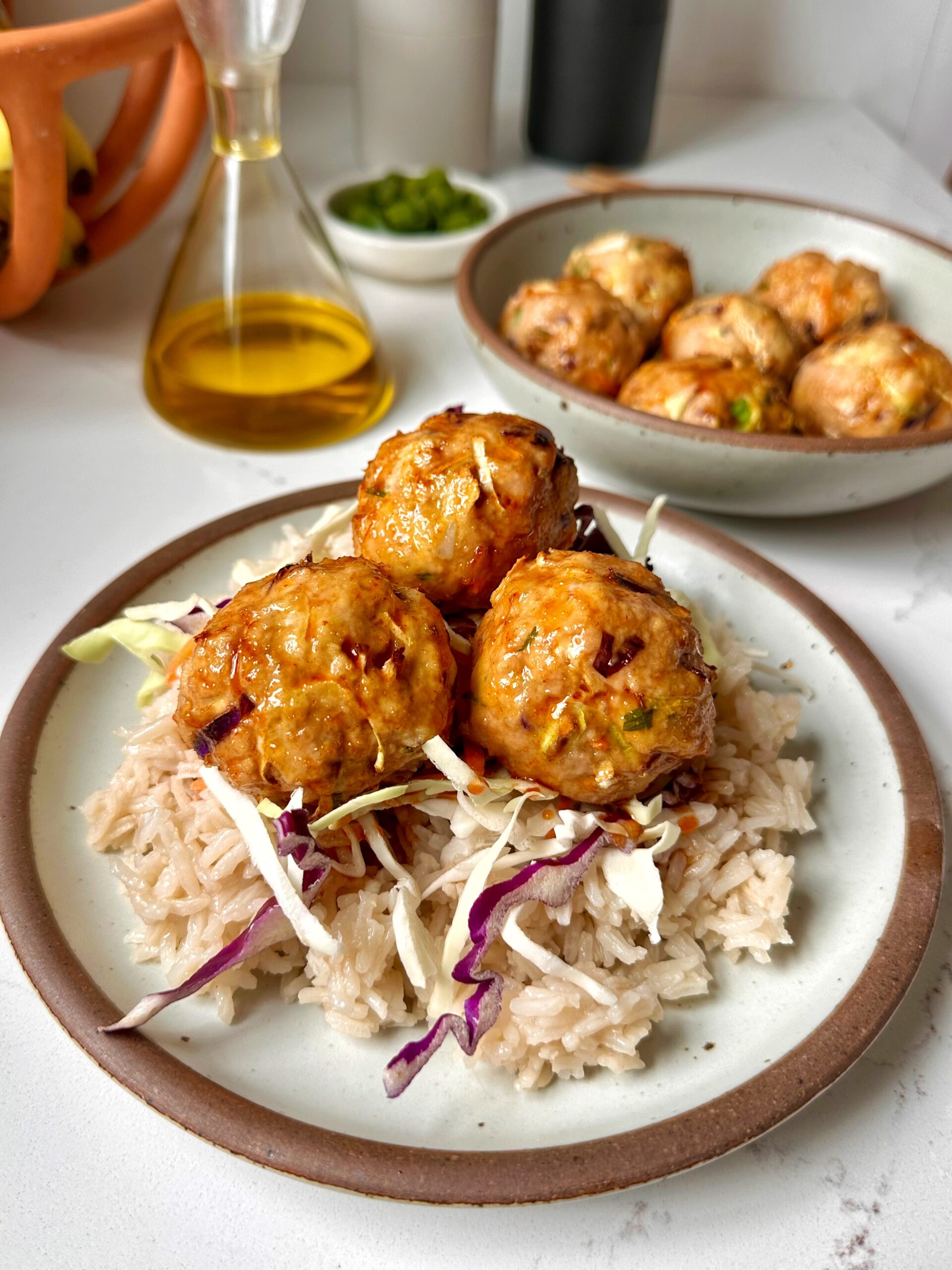 【5巻セット】Meatball 肉球色彩研究室 Sheet Pan Sweet Chili Garlic Meatballs - Fit Foodie Finds