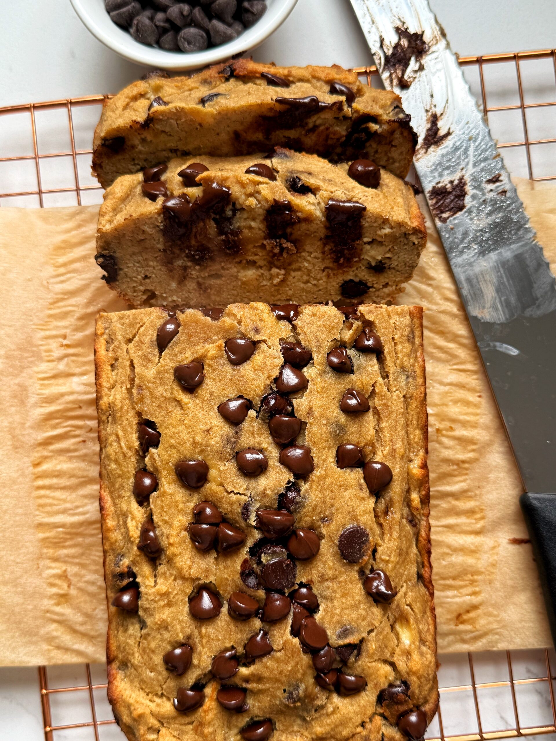 Paleo Chocolate Chip Banana Bread (Nut Free) - rachLmansfield