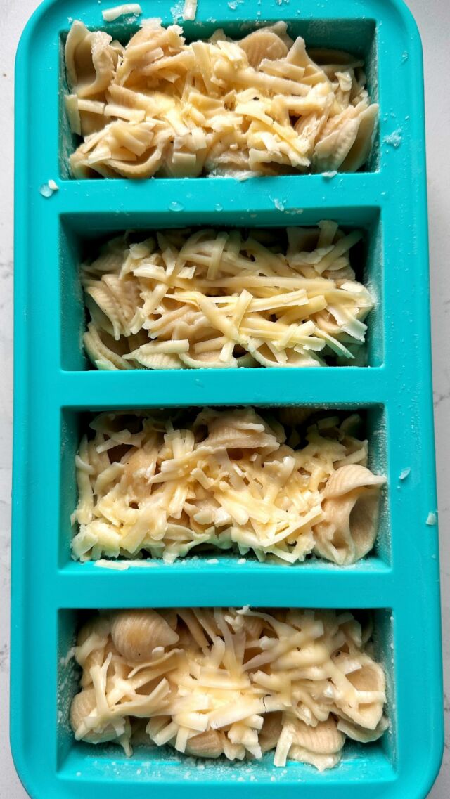 MAC+CHEESE TIP!🧀🙌🏻next time you go to make my greek yogurt macaroni and cheese (or any mac+cheese) double the batch and add some to freezer molds for a time saver next time you’re in a pinch and need quick eats. just pop out the frozen mac+cheese and warm in microwave or stovetop with a splash of water until warm and creamy😋

*SAVE* this tip and recipe to try soon. you’ll love it as much as i do i’m sure. i’m did this tonight for my kids when we were scrambling for dinner and it was👌🏻👌🏻COMMENT “CHEESE” and i’ll also message you full recipe instructions on how i make this protein greek yogurt mac+cheese too!

INGREDIENTS:
12–16 ounces gluten-free pasta of choice
1/2 cup reserved pasta water
1 cup sharp cheddar cheese, shredded
1/2 cup plain greek yogurt
1/4 teaspoon paprika
sea salt and black pepper to taste

COMMENT “CHEESE” below and i’ll message you full recipe instructions💯
.
.
.
#rachleats #macandcheese #glutenfree #glutenfreerecipes #easyrecipes #healthyfood #dinnerideas #toddlermeals #kitchenhacks